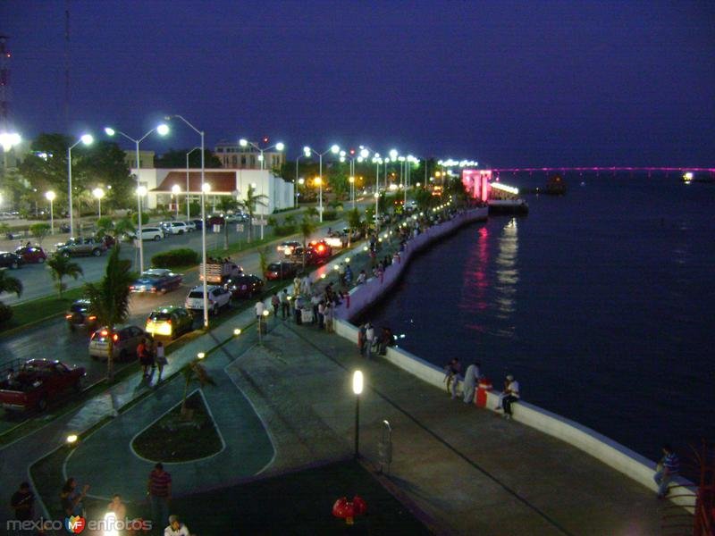 malecon de Ciudad del Carmen