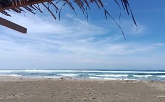 playa azul imágenes 