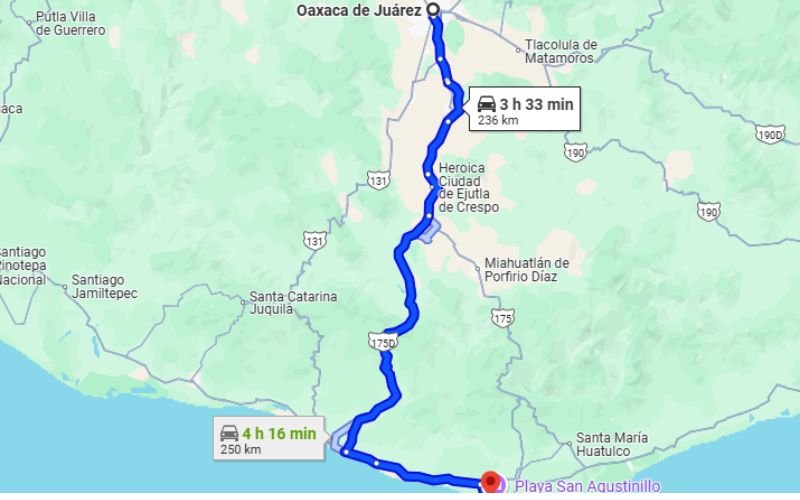 como llegar a Mazunte